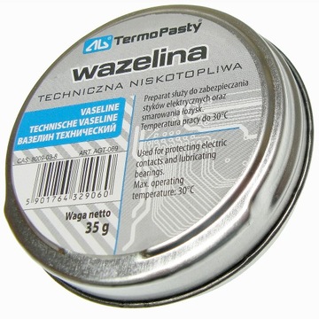 WAZELINA Techniczna niskotopliwa 35g AG zabez/smar