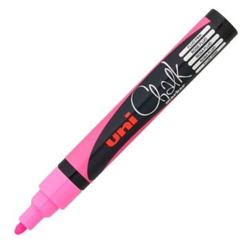 Marker kredowy UNI PWE-5M Różowy 1,8-2,5 mm