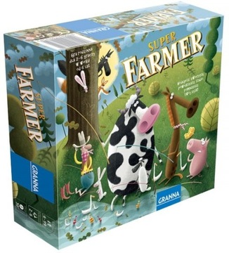 SUPER FARMER Z RANCHA gra rodzinna firmy Granna