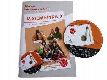 Matematyka z plusem 3 gimnazjum WERSJA NAUCZYCIELA ćw. z płytą cd GWO