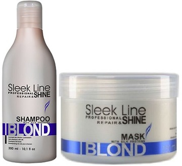 Stapiz Sleek Line Blond szampon 300ml+maska 250ml