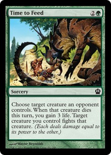 MTG 4x Time to Feed
