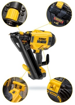 Аккумуляторный гвоздезабиватель DeWalt DC для перфорированных столярных соединителей