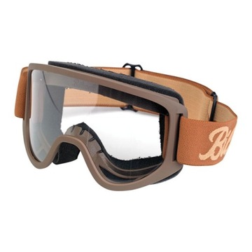 Gogle MOTOCYKLOWE BILTWELL 2.0 CHOCOLATE/SAND SG