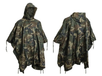 ДОЖДЕВИК ПОНЧО MIL-TEC CAMO CAMO Плащ Woodland + GR.