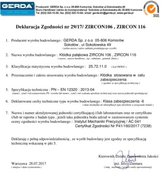 GERDA сертифицированный навесной замок 116 Циркон класс 6 3 ключа