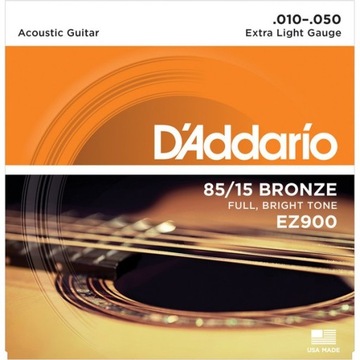 D'Addario EZ900 10-50 гитарных струн + 5 медиаторов