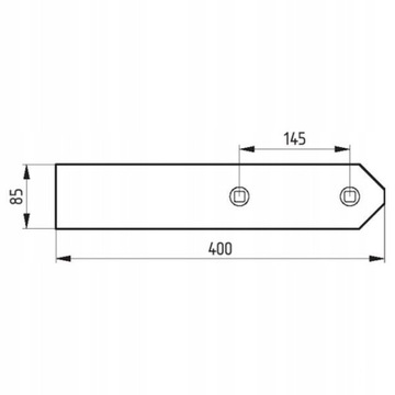 Короткие поворотные полозья Lemken P/L 3401570