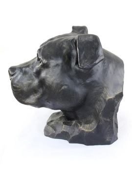 Amerykański Staffordshire Terrier Głowa Statuetka