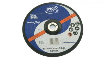 Tarcza do szlifowania metalu IncoFlex M27-230-6.0-22A24S