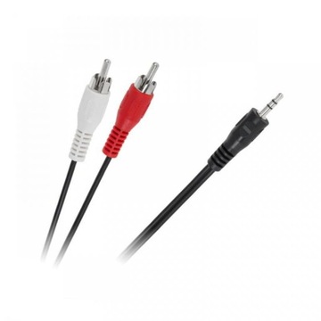 Kabel Przewód AUDIO JACK 3,5mm 2 RCA 10m AUX RCA