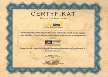 Tannymaxx akcelerator przyspieszacz krem do opalania w solarium słońce