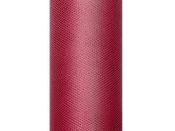 Tiul dekoracyjny 15cm rolka 9m bordowy tiu15-082