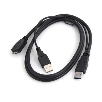 KABEL Y OTG HOST USB 3.0 Micro B zasilanie 1M