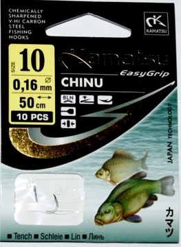 Przypon Chinu nr 10 żyłka 0,16mm Lin dł. 50cm