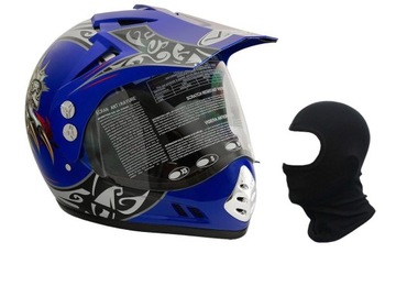 VR-1 KASK CROSS Z SZYBA 770 BLUE/BLACK XL