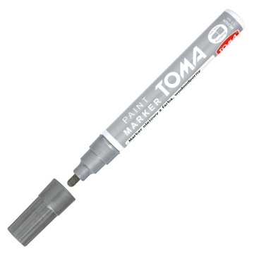 MARKER OLEJOWY 2,5mm TOMA TO-440 SREBRNY lakierowy