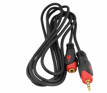 Przedłużacz jack 3,5mm stereo 3m kabel HQ (1176)