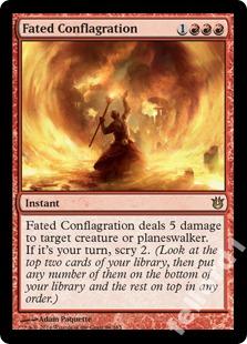 Fated Conflagration - 5 obrażeń, scry 2 @@@@@@