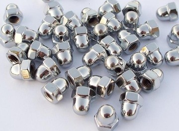 НАКРЫТАЯ ГАЙКА M5, ХРОМИРОВАННАЯ СУПЕРГАЙКА