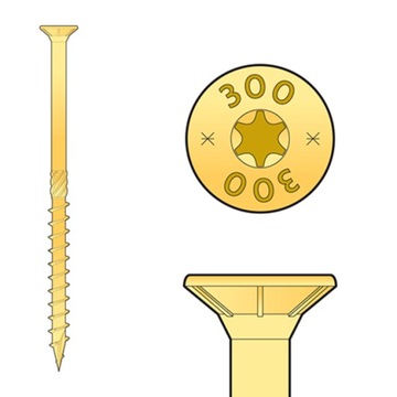 WKRĘT CIESIELSKI 3,5x45 MM ŁEB STOŻKOWY 200SZT