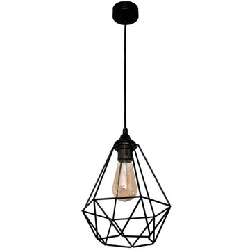 Lampa wisząca DIAMOND vintage loft - można LED