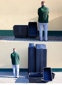 фото ориг. №6, 5x organizer bricklayer kalfas 90l construction tray body hull set