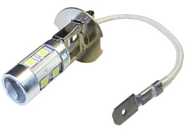 H3 LED 10 x Cree UHP mega Mocne z Soczewka 12/24V