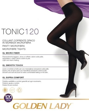 GOLDEN LADY TONIC 120 DEN MIKROFIBRA SUP. JAKOŚĆ 3