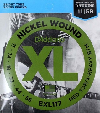 D'Addario EXL117 /11-56/ Struny do elektrycznej