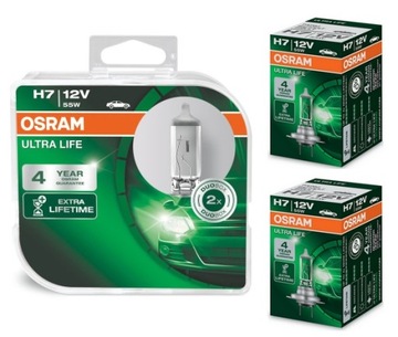 Żarówka Osram H7 Ultra Life 12V 55W 2 sztuki