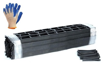 BORDER 45 OBRZEŻE PALISADA 24 m + 72 kotew +GRATIS