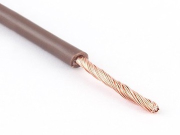 Przewód LgY 1x1 H05V-K 300/500V Brąz 50m 185941
