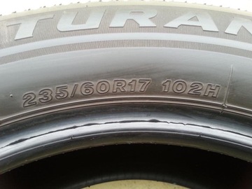 ШИНА BRIDGESTONE 235 60 17 TURANZA ER 30