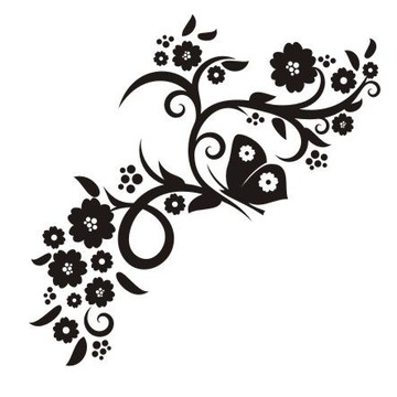 Naklejka na ścianę - Motylkowa fantazja 15