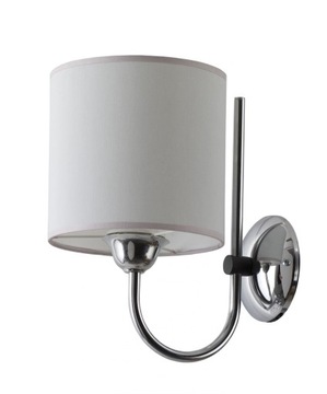 Lampa kinkiet abażur chrom szary TWINGO 1409 J