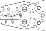 КРИМПЕР ДЛЯ НЕИЗОЛИРОВАННЫХ РАЗЪЕМОВ HT-504