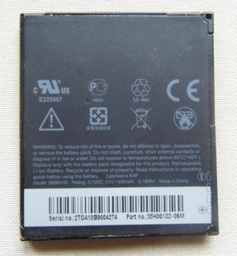 ОРИГИНАЛЬНЫЙ АККУМУЛЯТОР HTC BB99100 GOOGLE NEXUS ONE