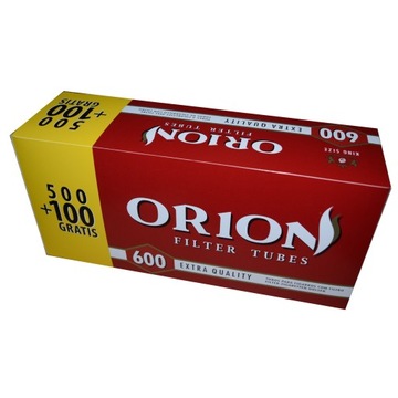 Gilzy Orion 600 szt. 500 + 100 gratis