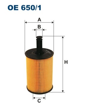 FILTRON Filtr oleju OE650/1 AUDI;FORD;JEEP;MITSHUB