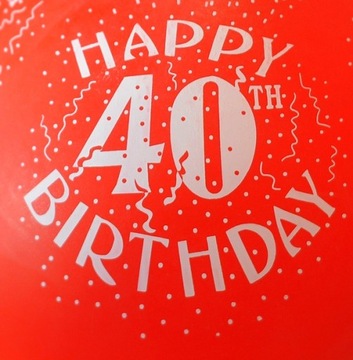 BALONY URODZINOWE 50/40/30/25/18 20SZT. PROMOCJA!!