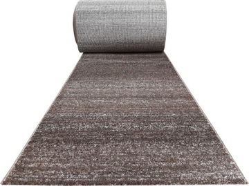 Chodnik Dywan ADVENTURE 90cm brąz beż szary gładki