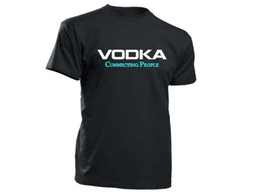 KOSZULKA VODKA connecting PEOPLE Wódka koszulki
