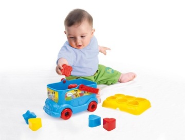 CLEMENTONI DISNEY BABY MICKEY MOUS BUS SORTER детская игрушка +10м