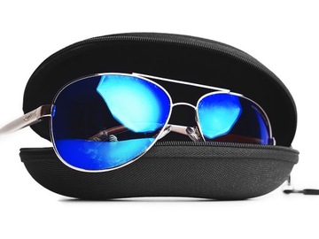 Okulary Polaryzacyjne Aviatory Pilotki Blue 22C20