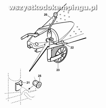 AL-KO Fendt Octagon Крепление амортизатора