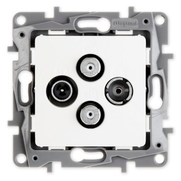 LEGRAND NILOE Gniazdo RTV-SAT-SAT białe 764566