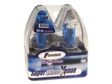 ŻARÓWKI XENON Super White HID H4 60/55W FARENHEIT