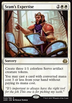 Sram's Expertise - 3 tokeny i zagrywa czar @@@