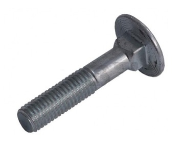 M8x20 śruba zamkowa DIN603 ocynk 0,50kg=35szt